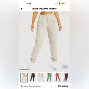 Gymshark joggers NEW! Size M